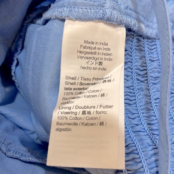 J.Crew NWT eyelet cross back smock waist top size XL - Picture 8 of 8